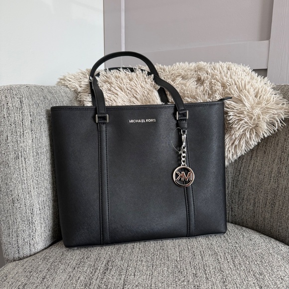 Black Michael Kors Tote - Picture 2 of 5